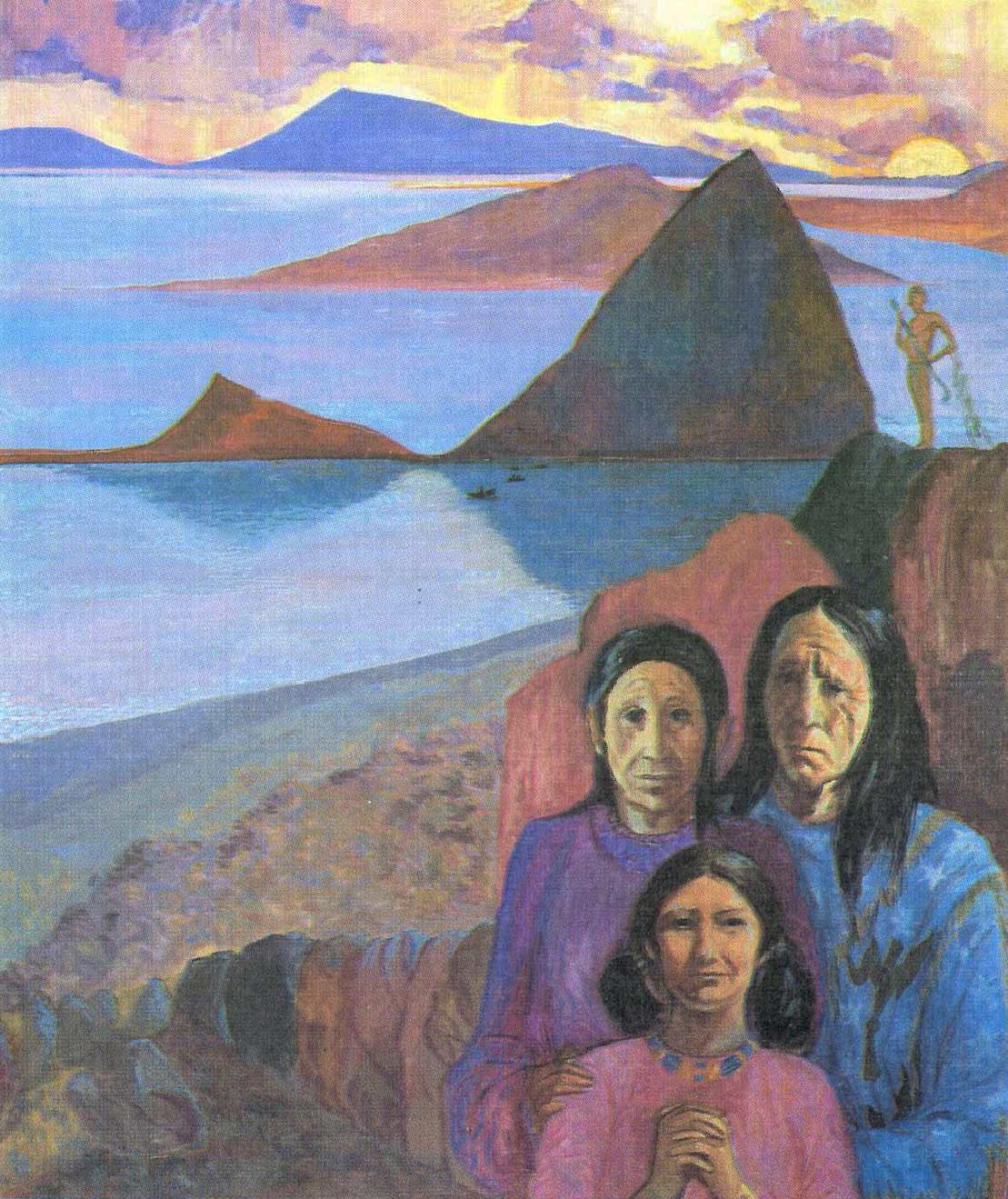 Painting of Native Americans