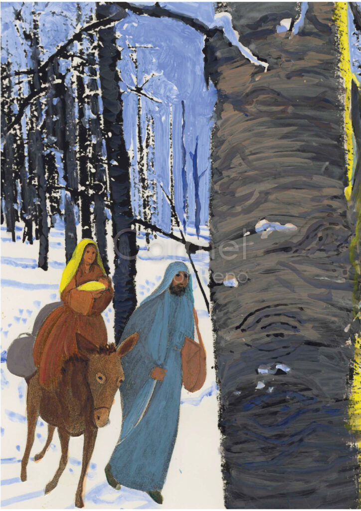 Winter Flight to Egypt – Card