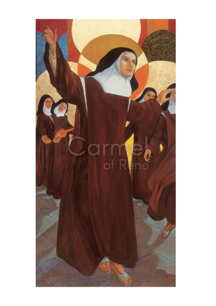 St. Teresa Dancing – Card