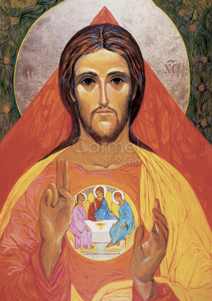 Sacred Heart Ikon – Canvas