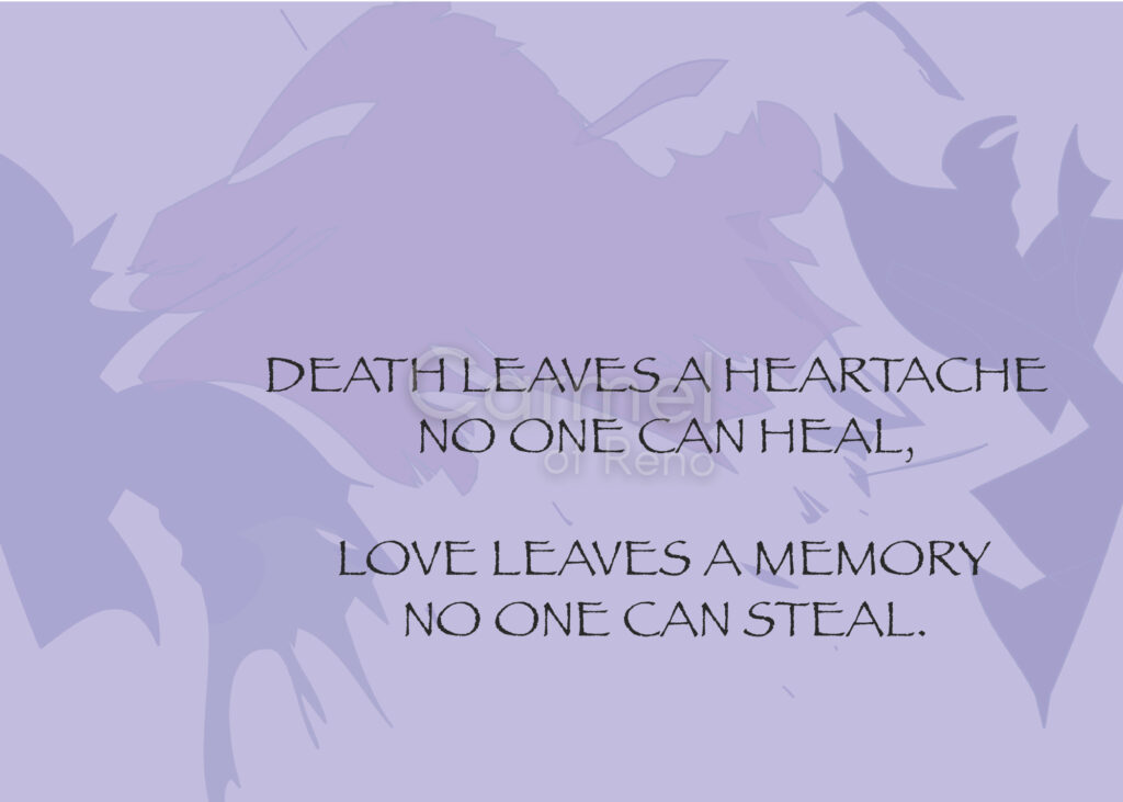 Love Leaves A Memory – Card