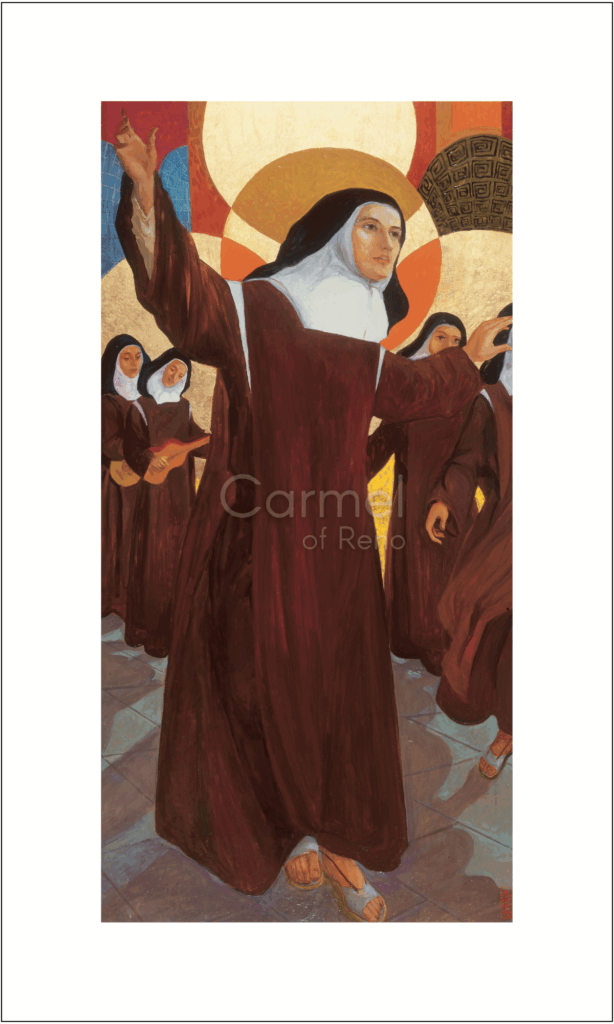 St. Teresa Dancing – Canvas