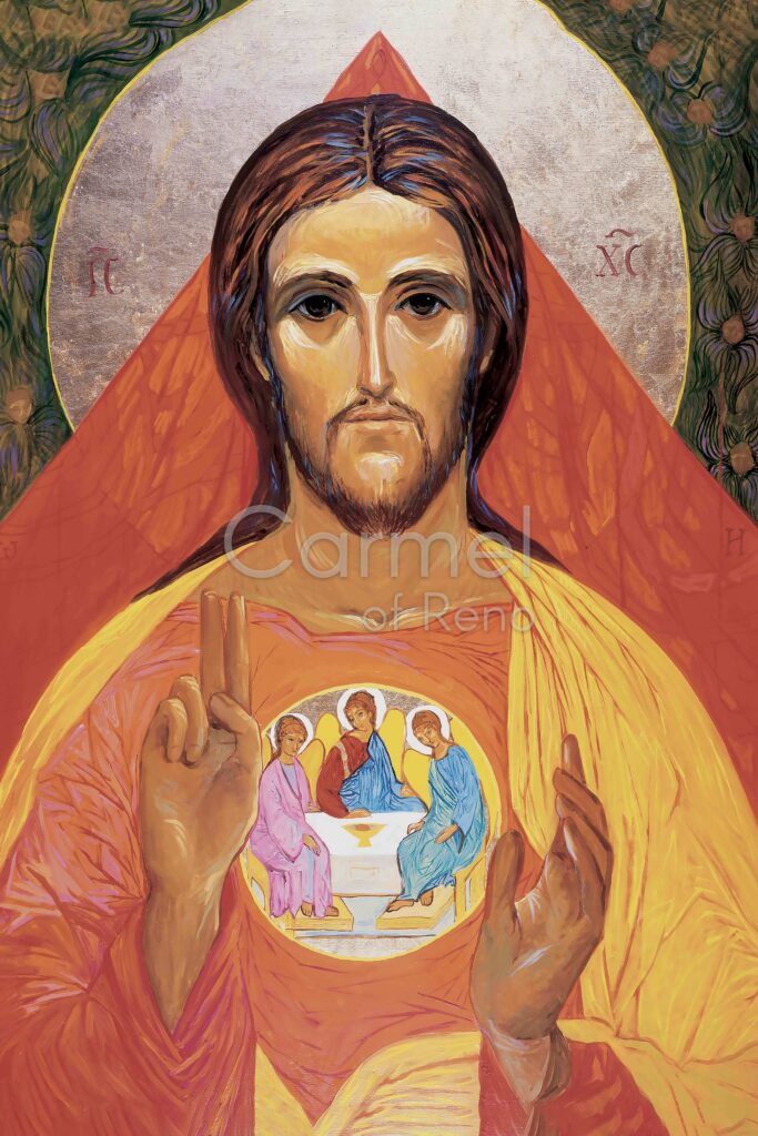 Sacred Heart Ikon – Canvas