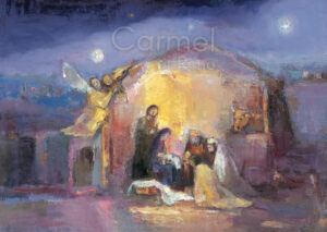 Painting of the nativity scene
