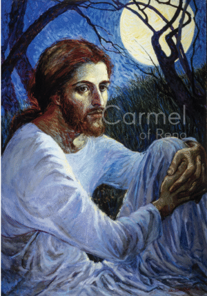 Christ at Prayer - Card
