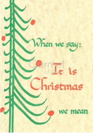 It is Christmas
