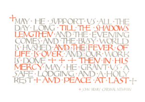 Prayer of Cardinal Newman-Card