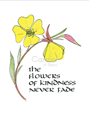The Flowers of Kindness - Card